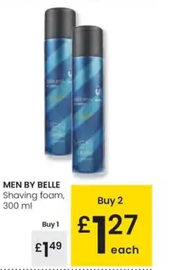 Eroski MEN BY BELLE Shaving foam oferta