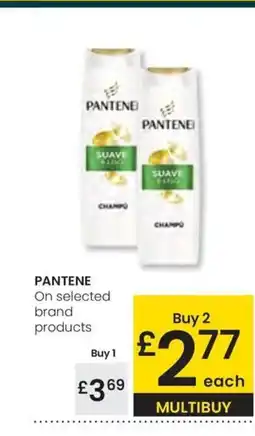 Eroski PANTENE On selected brand products oferta