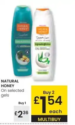 Eroski NATURAL HONEY On selected gels oferta