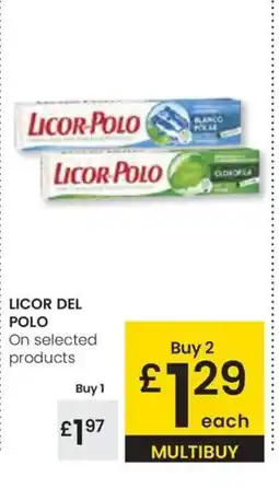 Eroski LICOR DEL POLO On selected products oferta