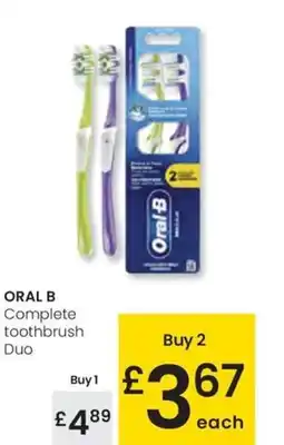 Eroski ORAL B Complete toothbrush Duo oferta