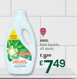 Eroski ARIEL Ariel liquido, 43 dosis oferta