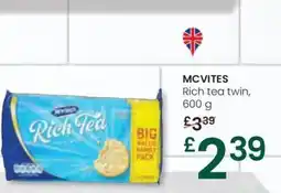 Eroski MCVITES Rich tea twin oferta
