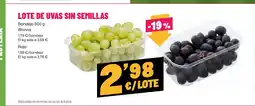 AhorraMas Lote de uvas sin semillas oferta