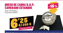 AhorraMas Queso de cabra d.o.p. camerano estanque oferta