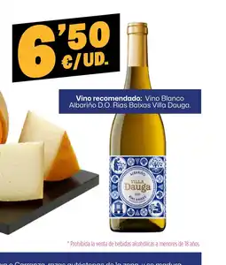 AhorraMas Vino Blanco Albariño D.O. Rias Baixas Villa Dauga oferta