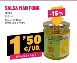 AhorraMas MAN FONG Salsa oferta