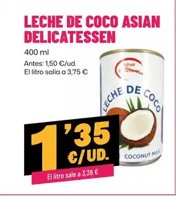 AhorraMas Leche de coco asian delicatessen oferta