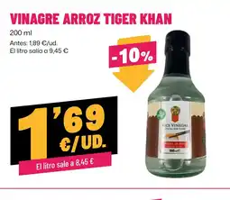 AhorraMas TIGER KHAN Vinagre arroz oferta