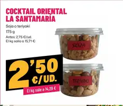 AhorraMas Cocktail oriental la santamaría oferta