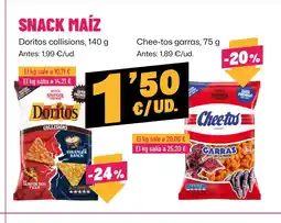 AhorraMas Snack maíz oferta