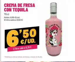 AhorraMas Crema de fresa con tequila oferta