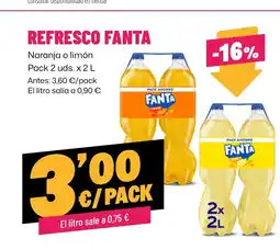 AhorraMas FANTA Refresco oferta