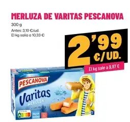 AhorraMas PESCANOVA Merluza de varitas oferta