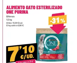 AhorraMas ONE PURINA Alimento gato esterilizado oferta