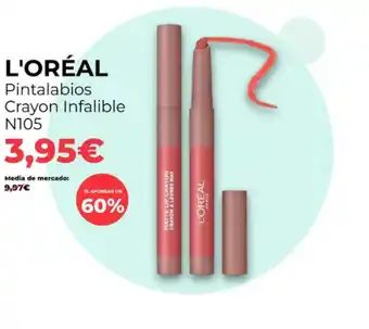 L'ORÉAL Pintalabios Crayon Infalible N105