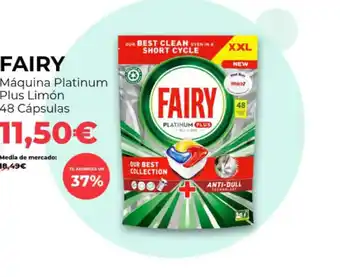 FAIRY Máquina Platinum Plus Limón 48 Cápsulas