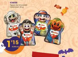 Supermercados Plaza KINDER Figura de chocolate Halloween oferta