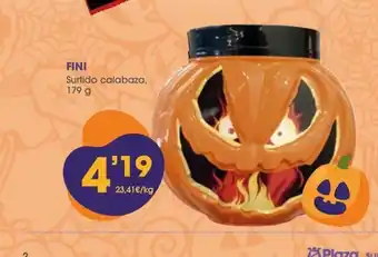 Supermercados Plaza FINI Surtido calabaza oferta