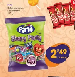 Supermercados Plaza FINI Bolsa golosinas Scary Party oferta