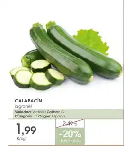Supermercados Plaza Calabacín oferta