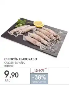 Supermercados Plaza Chipirón elaborado oferta