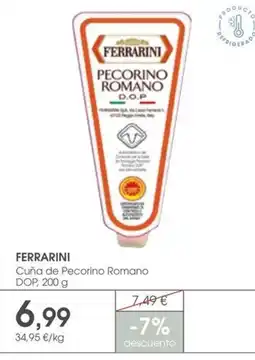 Supermercados Plaza FERRARINI Cuña de Pecorino Romano DOP oferta
