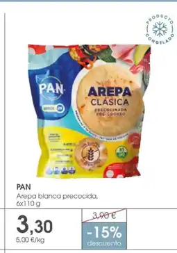 Supermercados Plaza PAN Arepa blanca precocida oferta