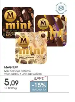 Supermercados Plaza MAGNUM Mini helados distintas oferta
