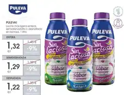 Supermercados Plaza PULEVA Leche más ligera entera, semidesnadata o desnatada oferta