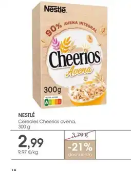 Supermercados Plaza NESTLÉ Cereales Cheerios avena oferta
