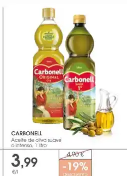 Supermercados Plaza CARBONELL Aceite de oliva suave o intenso oferta