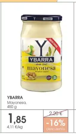 Supermercados Plaza YBARRA mayonesa oferta