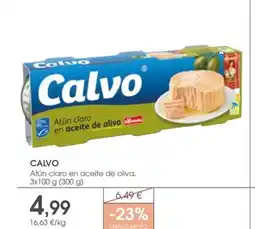 Supermercados Plaza CALVO Atún claro en aceite de oliva oferta