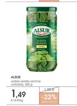 Supermercados Plaza ALSUR Judias verdes anchas cortadas oferta