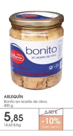 Supermercados Plaza ARLEQUÍN Bonito en aceite de oliva oferta
