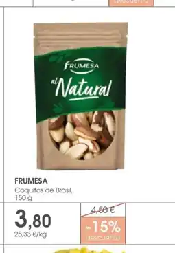 Supermercados Plaza FRUMESA Coquitos de Brasil oferta