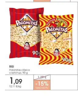 Supermercados Plaza RISI Palomitas clásica ketchup oferta