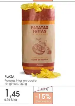 Supermercados Plaza PLAZA Patatas fritas en aceite de girasol oferta