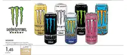 Supermercados Plaza MONSTER Bebida energética con taurina y ginseng distintas variedades oferta