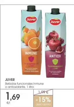 Supermercados Plaza JUVER Bebidas funcionales Inmune o antioxidante oferta