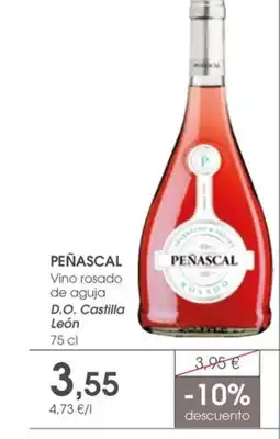 Supermercados Plaza PEÑASCAL Vino rosado de aguja D.O. Castilla León oferta