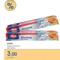 Supermercados Plaza ALBAL Papel aluminio oferta
