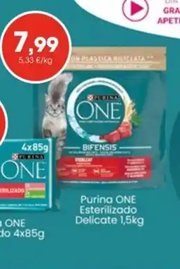 Supermercados Plaza PURINA ONE Esterilizado Delicate oferta