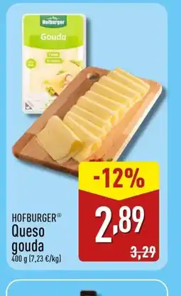 ALDI HOFBURGER Queso gouda oferta