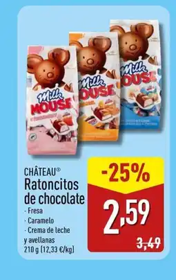 ALDI CHÂTEAU Ratoncitos de chocolate oferta