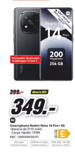 MediaMarkt Smartphone Redmi Note 14 Pro+ 5G oferta