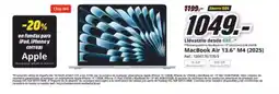 MediaMarkt MacBook Air 13.6" M4 (2025) oferta