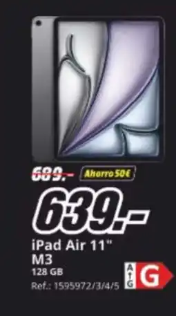 MediaMarkt iPad Air 11" M3 oferta