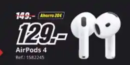 MediaMarkt AirPods 4 oferta